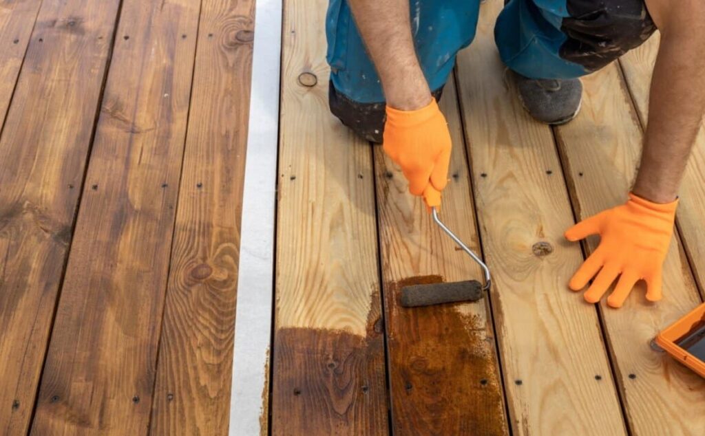 Deck Staining Techniques in Kansas