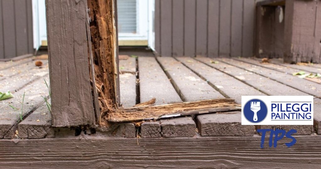 Wood rot with quick tips caption
