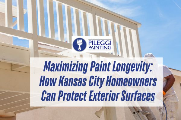 painting the exterior deck with a caption Maximizing Paint Longevity How Kansas City Homeowners Can Protect Exterior Surfaces